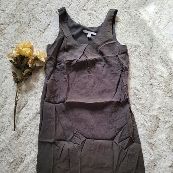 ✨️CL Old Navy Taupe Sheath Sleeveless Dress With Pockets Size S - Picture 1 of 11